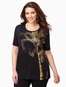 Golden Palm Tree Top