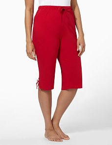 Lace-Up Lounge Capri