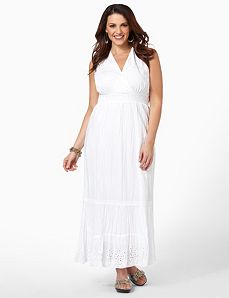 Airy Eyelet Dress