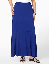 Tiered Knit Skirt