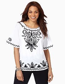 Tiger Lily Soutache Top