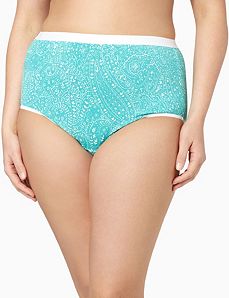 Serenada&reg; Dotted Paisley Brief