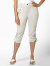 Vine Embroidery Capri