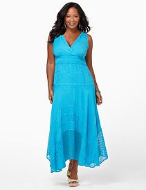 Floral Patch Maxi Dress