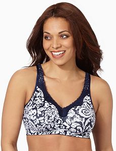 Serenada&reg; No-Wire Cotton Comfort Bra by CATHERINES