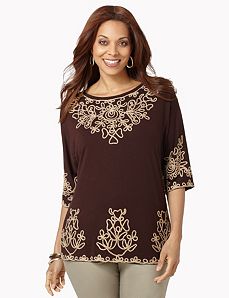 Soutache Shine Top