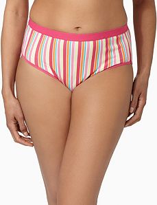 Serenada&reg; Stripe Hi-Cut Panty