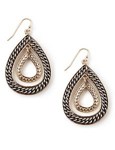 Teardrop Chain Earrings
