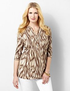Vivid Pintuck Tunic