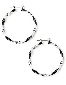 Midnight Oasis Hoop Earrings