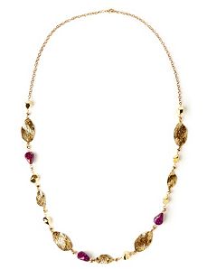Metallic Speckle Necklace