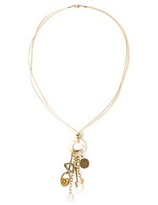 Charm Tassel Necklace