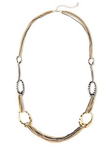 Metallic Layering Necklace