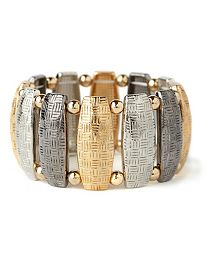 Tri-Tone Cuff Bracelet