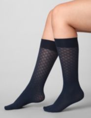 Double Diamond Trouser Socks by Catherines