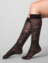 Retro Swirl Trouser Socks by Catherines