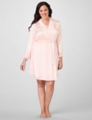 Moonlit Satin Short Robe