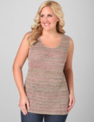 Space-Dyed Sparkle Tank