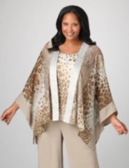 Mali Spotted Kimono Top by Added Dimensions