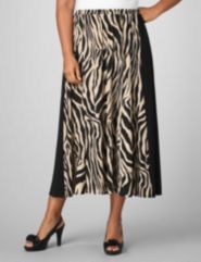 Zebra Stripe Skirt