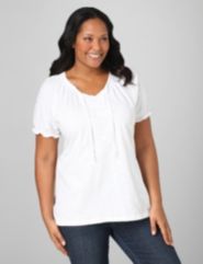 Plus-Size Cotton Top