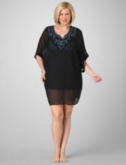 Beaded Chiffon Cover-Up