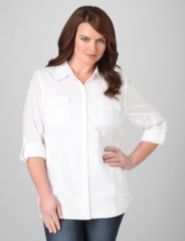 Dotted Eyelet Shirt