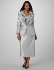 Refined Ruffled Suit