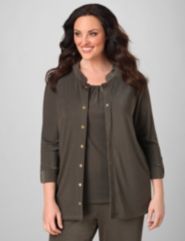 Glide Knit Jacket by Catherines
