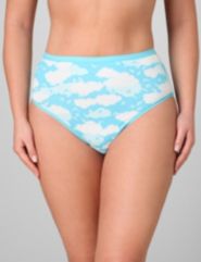 Blue Skies Hi-Cut Panty by Catherines
