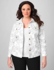 Paisley Jean Jacket by Catherines