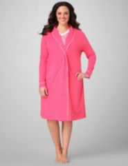 Wild Coral Robe & Chemise by Catherines