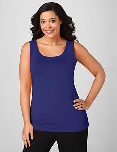 Paramount Silky Knit Tank by CATHERINES