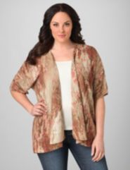 Blushing Cascade Jacket by Catherines