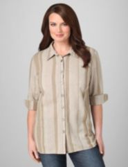 Tonal Stripes Blouse