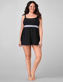 Streamlined Buckled Swimdress