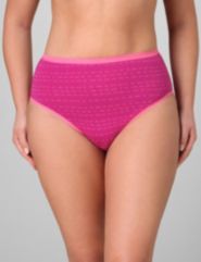 Dotted Rows Hi-Cut Panty by Catherines