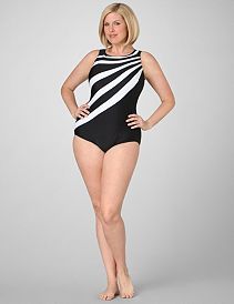 Eternity Striped Swimsuit
