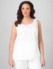 Elegant Embroidered Tank