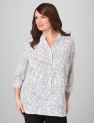 Dotted Florals Silky Top