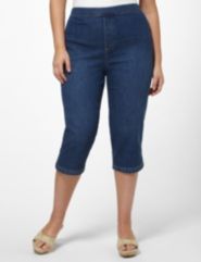 Light Denim Capri