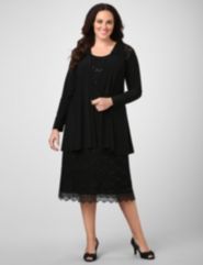Serenity Lace Jacket Dress