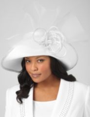 Claudine Satin Bow Hat