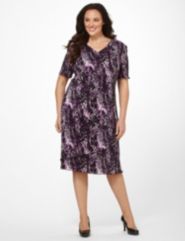 Animal Splash Dress by Catherines
