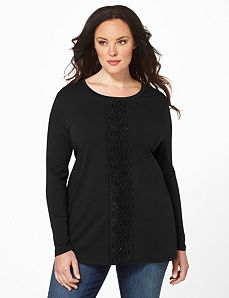 Lace Cascade Tee