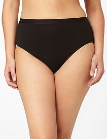 Serenada&reg; Solid Hi-Cut Panty