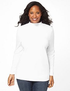 Suprema Mock Turtleneck Top