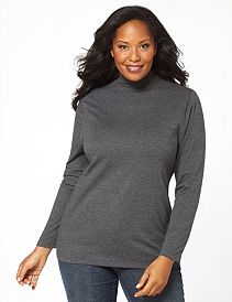 Suprema Mock Turtleneck Top