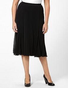Feminine Mesh Skirt