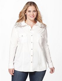 Chambray Buttonfront
